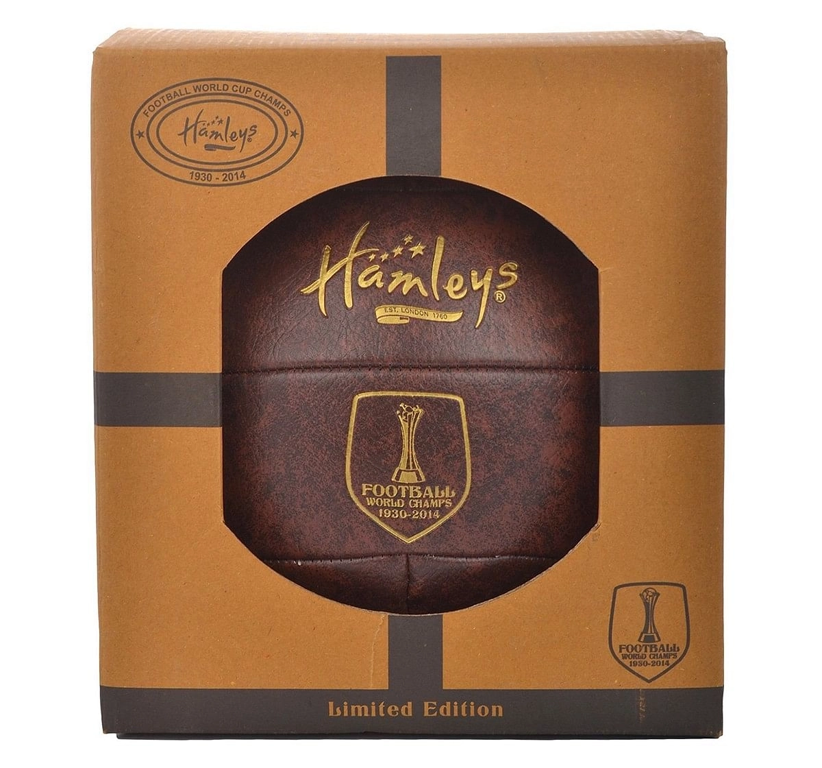 Hamleys World Cup Champion Single Tone Football for Kids age 3Y+ (Brown)