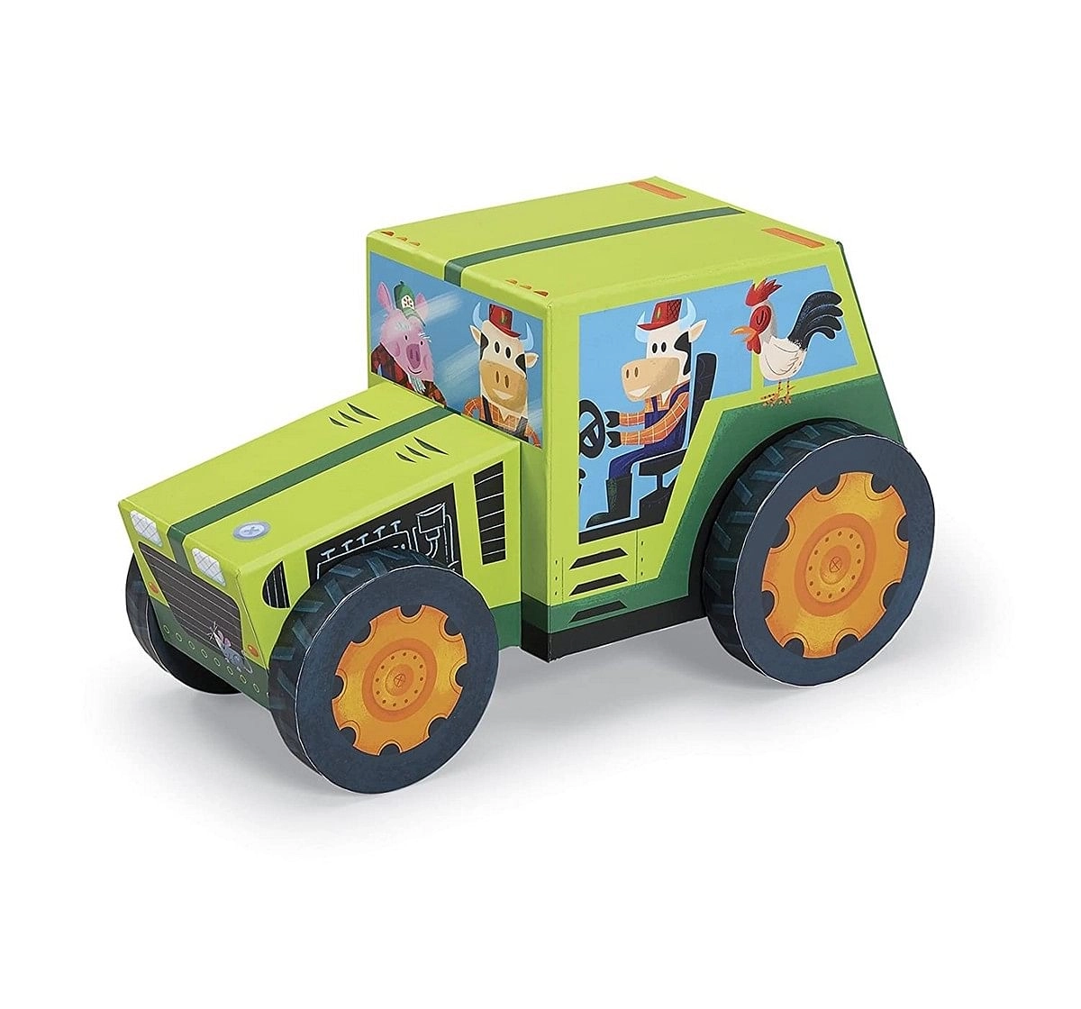 Crocodile Creek Playset - Farm - 24 Pcs Puzzles for Kids age 3Y+ 