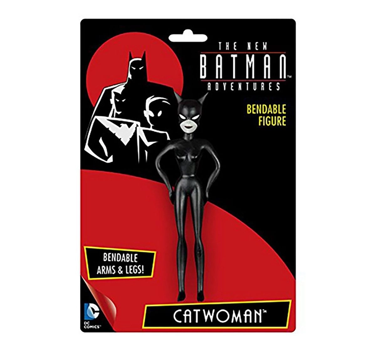 NJ Croce DC Catwoman Bendable Action Figure Toy for Kids age 3Y+ 