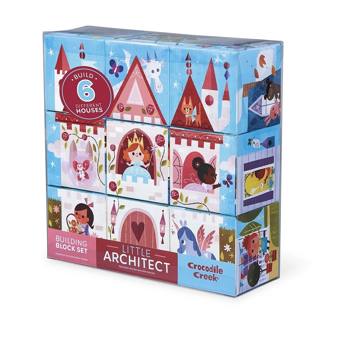 Crocodile Creek Girl - Architect  Block Puzzles for Kids age 3Y+ 
