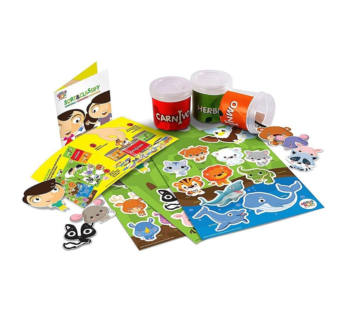 Genius Box - Play Some Learning Toys For Kids : Amazing Animals Diy Activity Kit | Educational Toy | Learning Kit | Educational Kit | Stem
