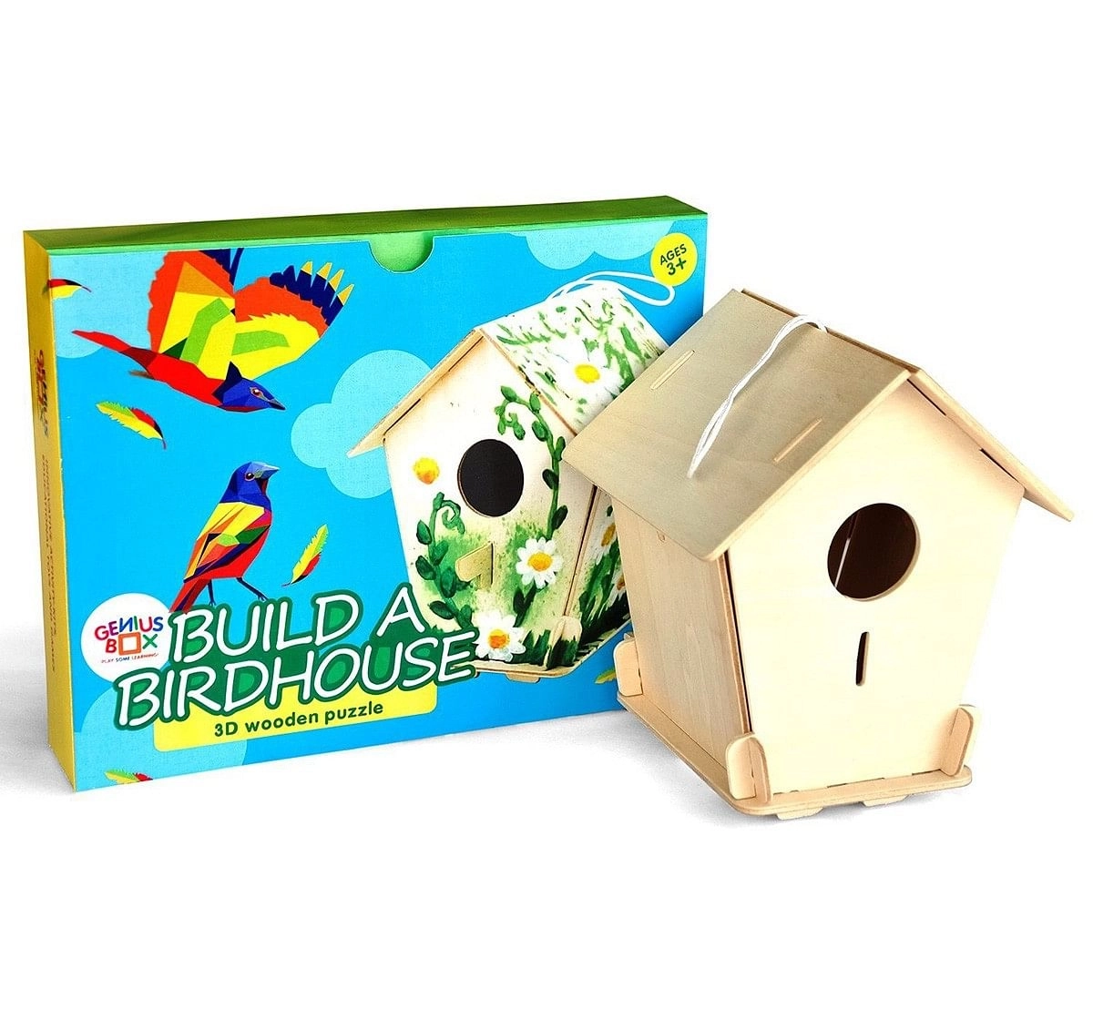 Genius Box - Play Some Learning Toys For Kids : Feathered Friends Diy Activity Kit | Educational Toy | Learning Kit | Educational Kit | Stem