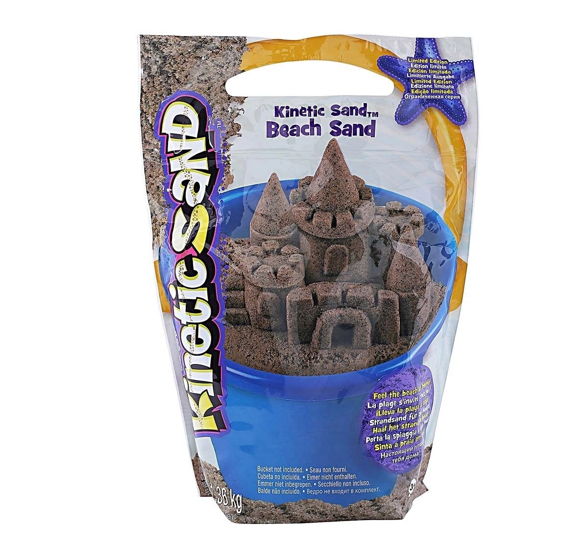 Kinetic 3Lb Brown Beach Sand, Slime & Others for Kids age 3Y+ 