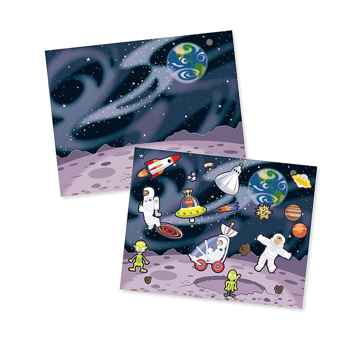 Melissa & Doug Reusable Adventure Sticker Pad, Multi Color School Stationery for Kids age 3Y+ 