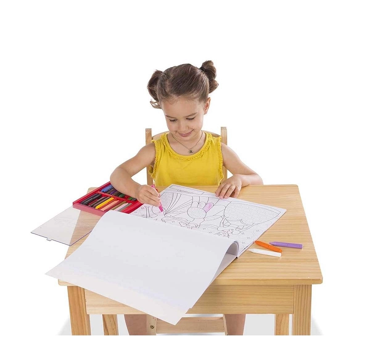 Melissa & Doug Princess & Fairy Jumbo Coloring Pad Diy Art & Craft Kits for Kids Age 3Y+
