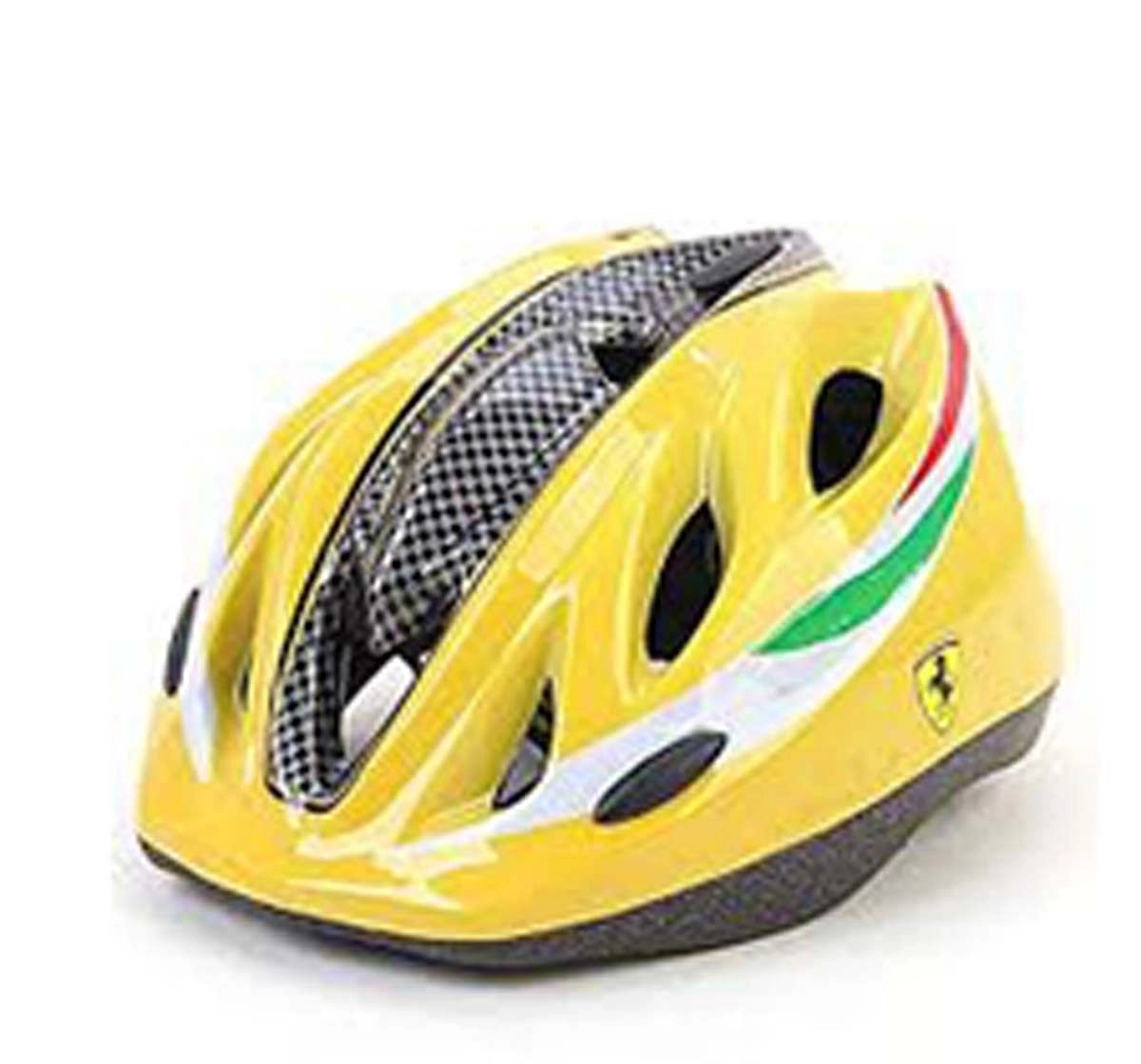 Ferrari Sports Kids Helmet Yellow Ball Sports & Accessories for Kids age 5Y+ 