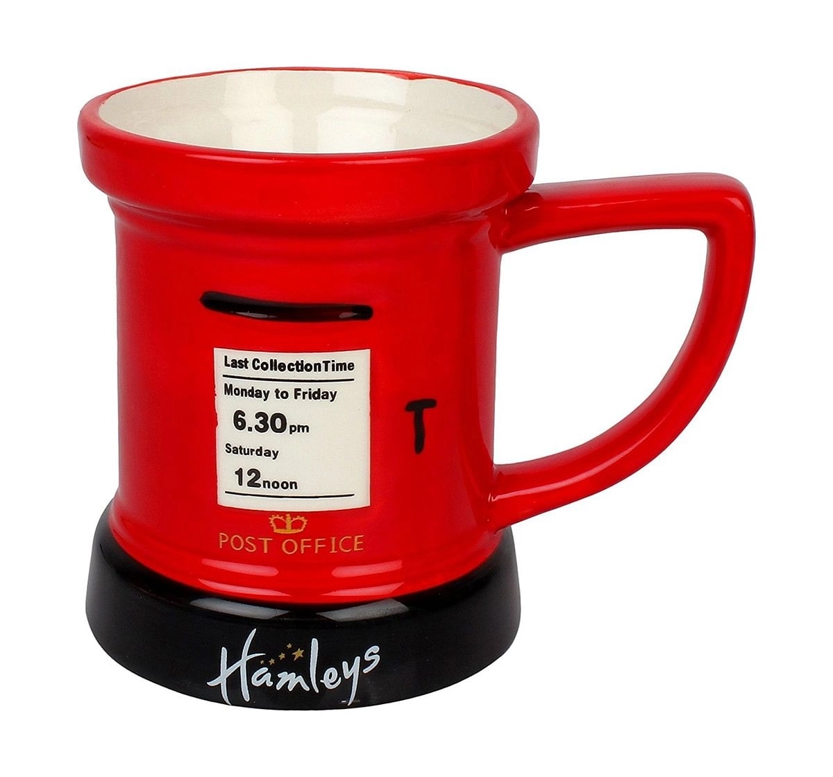 Hamleys Letter Box Coffee Mug For Kids Novelty for Kids age 3Y+ (Red)