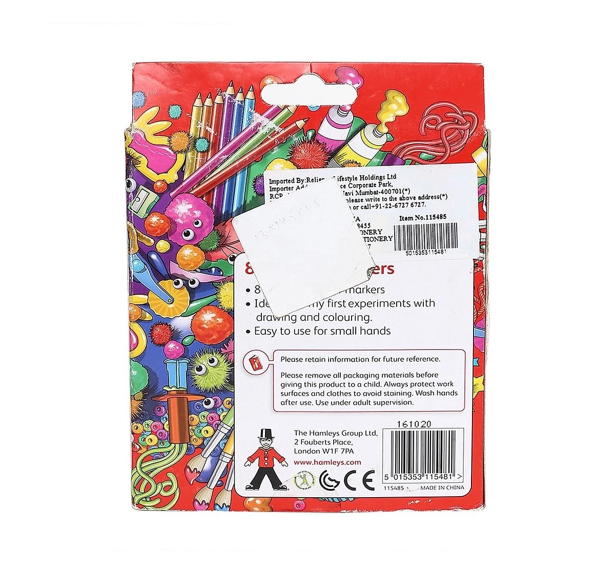  Hamleys Chubby Markers Set School Stationery for Kids age 18M + 