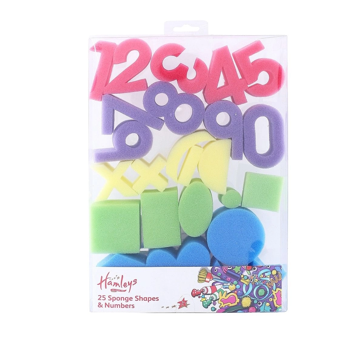Hamleys Number And Shapes Sponges School Stationery for Kids age 3Y+ 