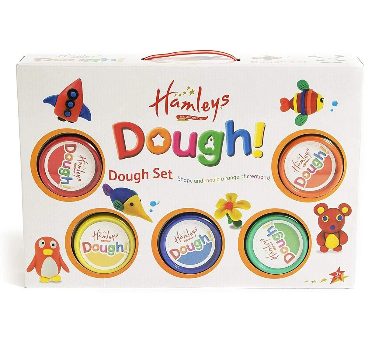  Hamleys Dough Set - Pack Of 5 Clay & Dough for Kids age 3Y+ 