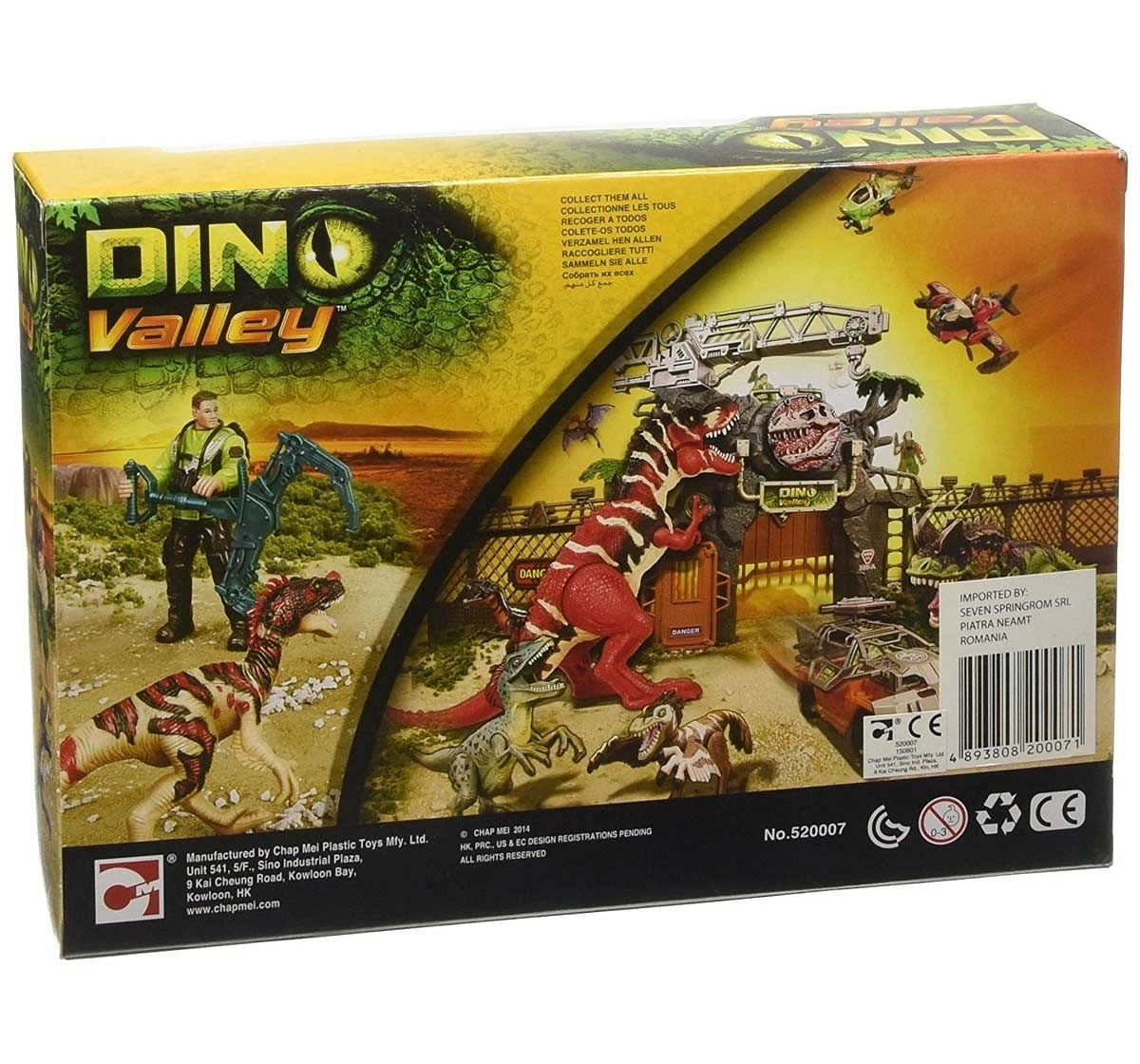 Dino Valley Tower Assault 19-Piece Play Set