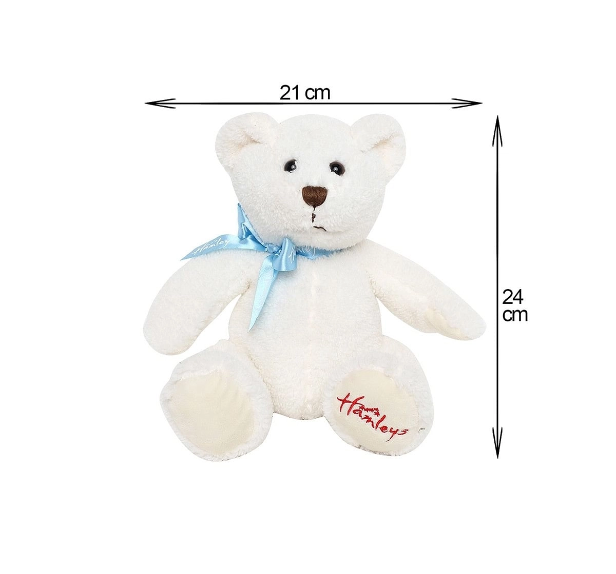  Hamleys Muffin Bear , White Teddy Bears for Kids age 0M+ - 13 Cm (White)