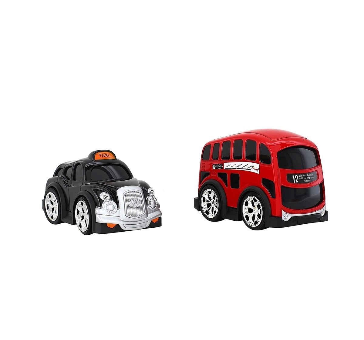  Hamleys London Bus And Taxi Playset (Red) Vehicles for Kids age 3Y+ (Red)