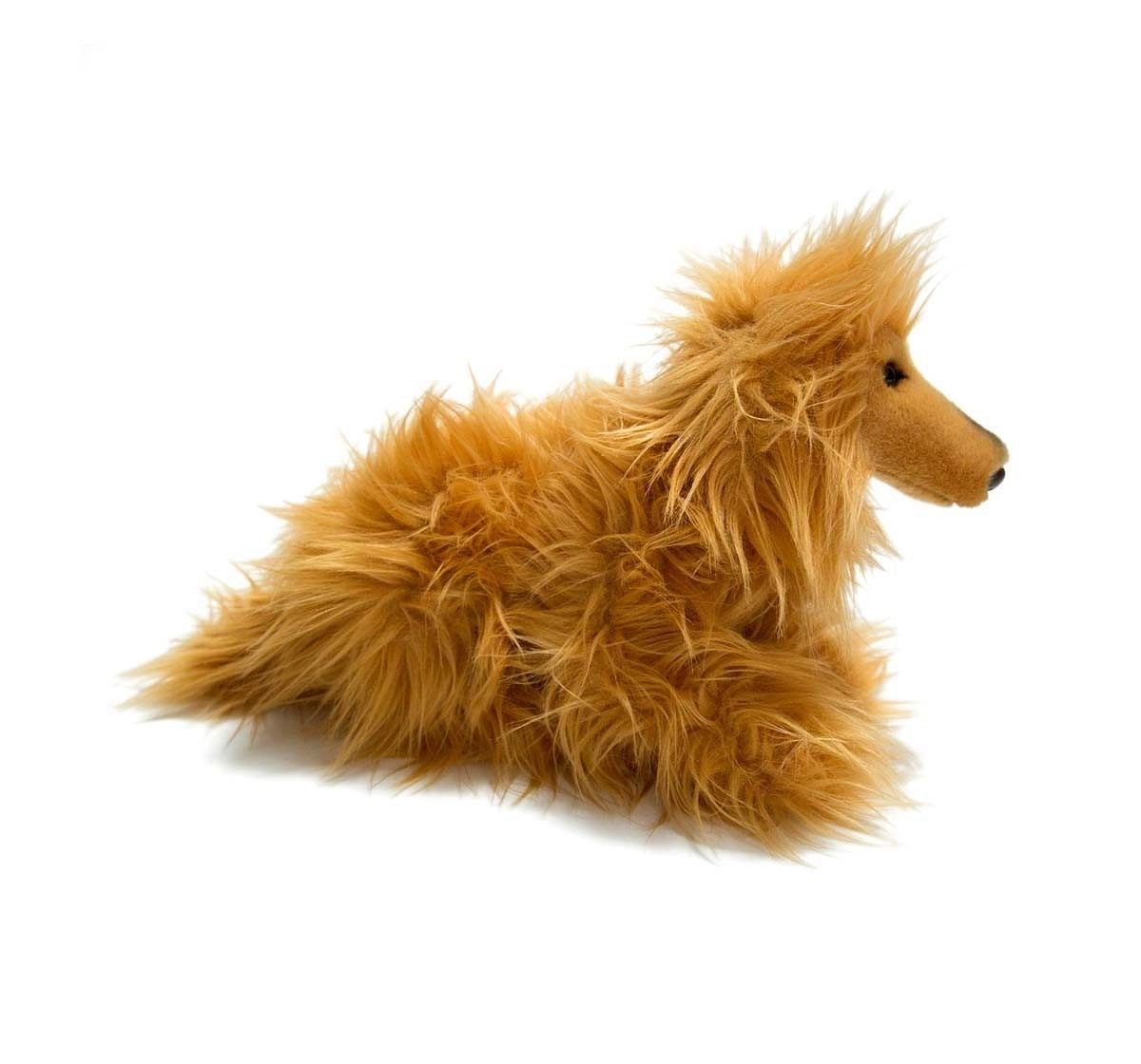 Hamleys Afghan Hound Soft Toy Animals & Birds for Kids Age 3Y+ - 19 Cm (Brown)