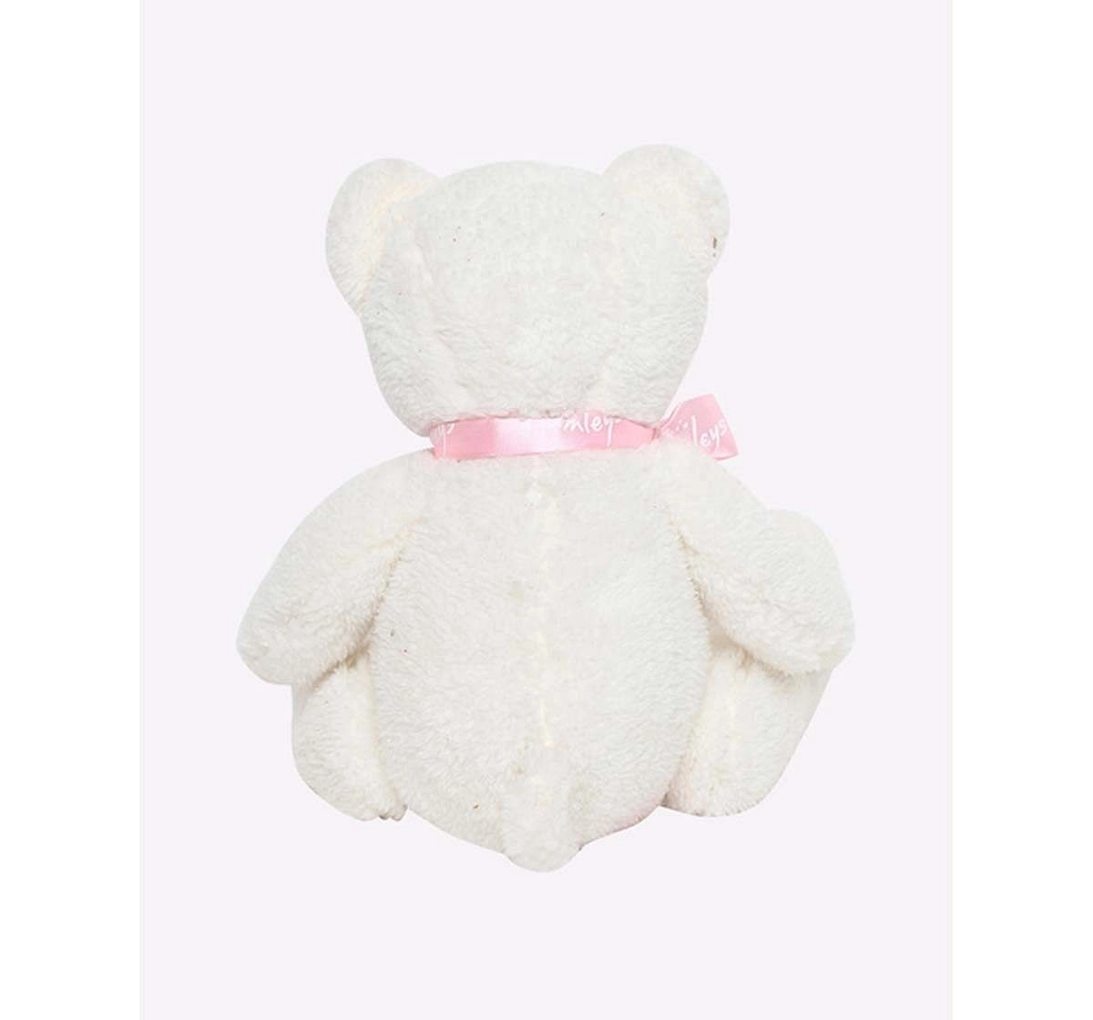 Hamleys Souffle Bear Teddy Bears for Kids Age 0M+ - 25 Cm (Off White)