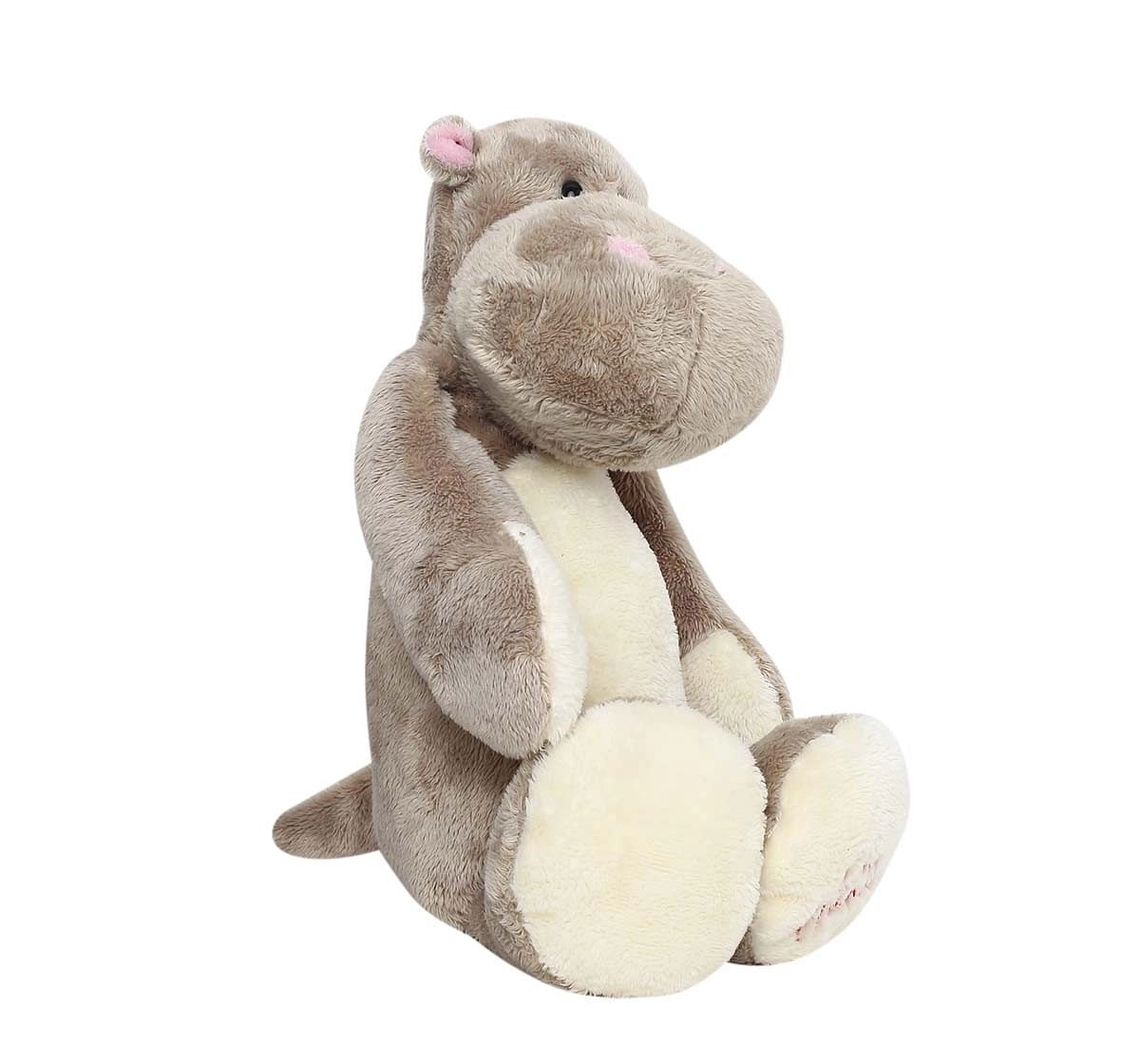 Hamleys Brown Quirky Hippo Soft Toy, Animals & Birds for Kids age 3Y+ 38 Cm
