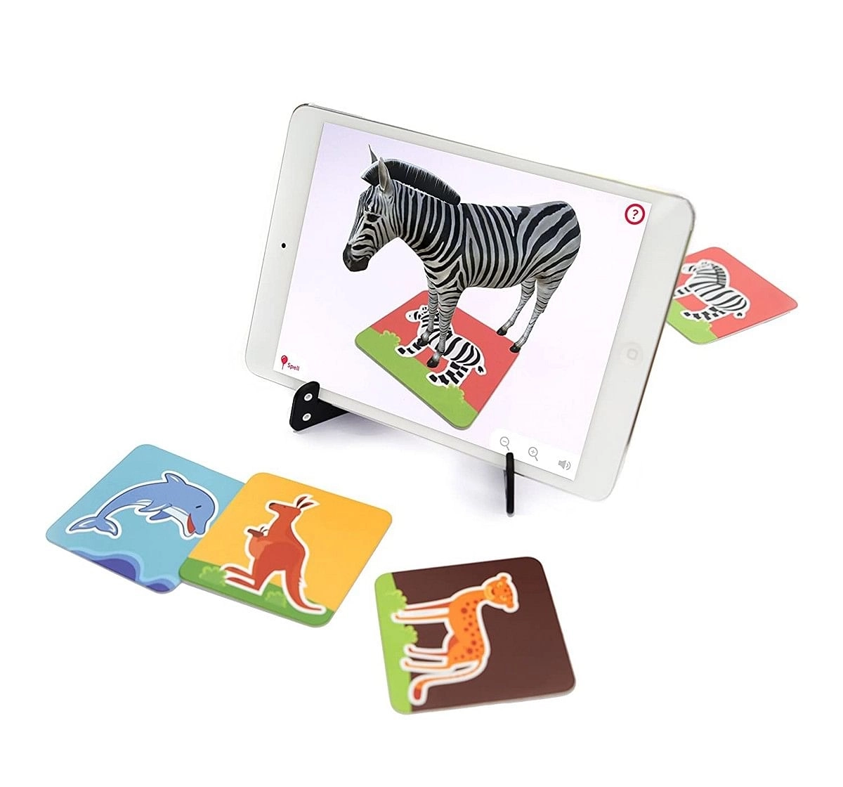 Playshifu Safari Augmented Reality Learning Games - Ios & Android (60 Animal Cards) Science Kits for Kids age 24M+ 