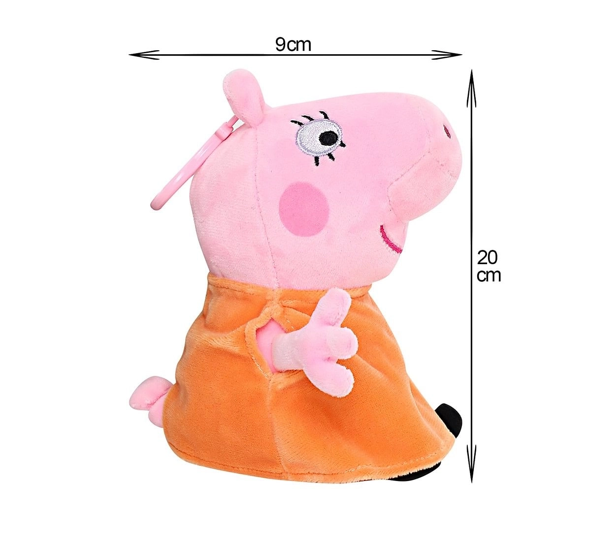 Peppa Pig Mummy 19 Cm Soft Toy for Kids age 3Y+ (Pink)