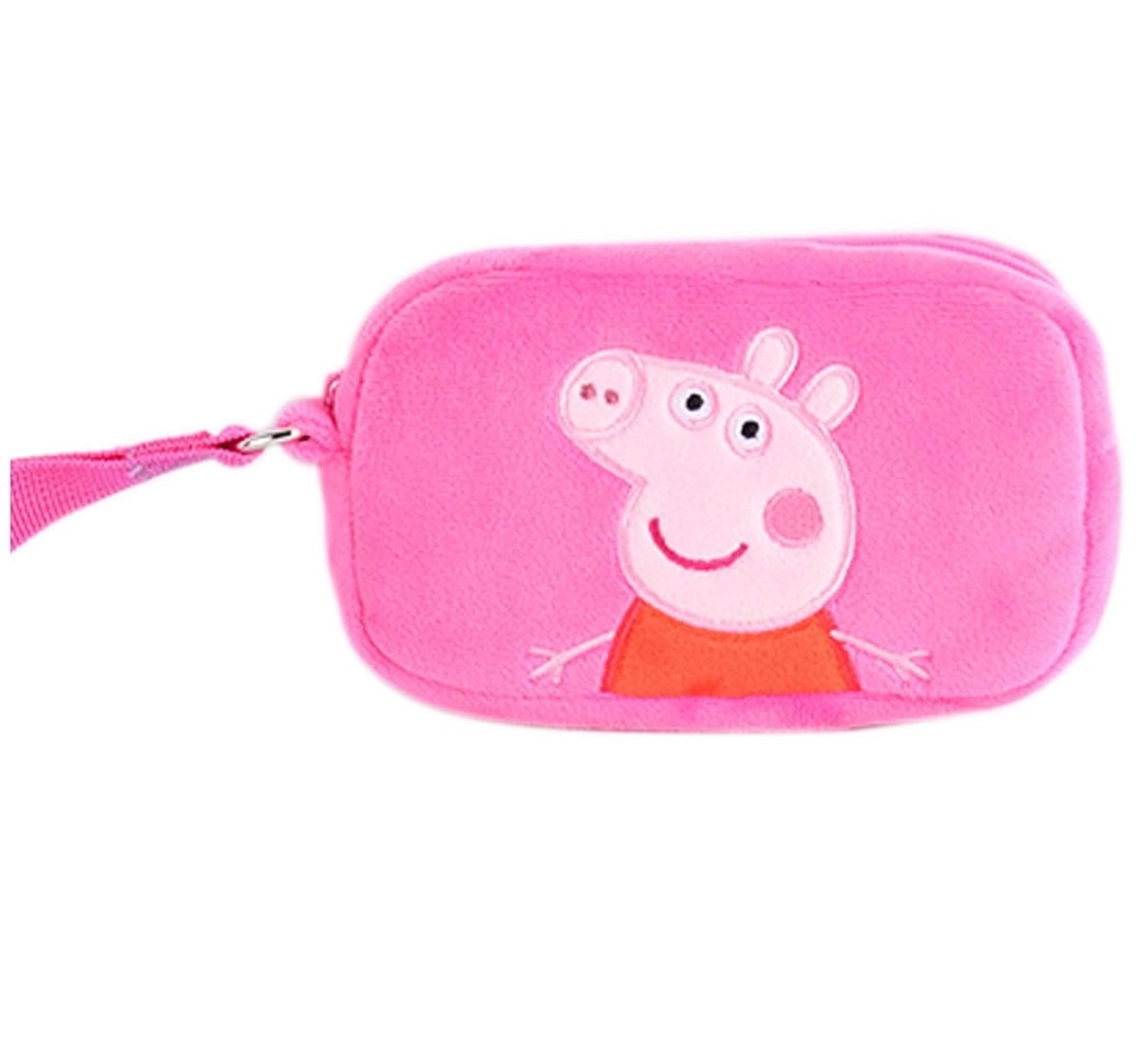 Peppa Pig Pink Plush Toy Wallet, 0M+ (Multicolor)