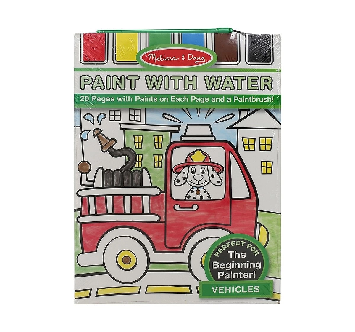 Melissa & Doug Paint With Water Vehicles School Stationery for Kids age 3Y+ 