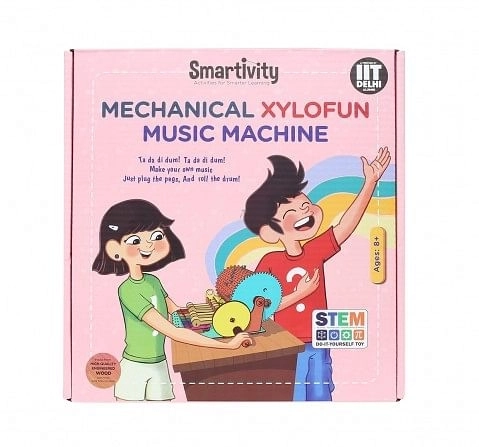 Smartivity Mechanical Xylofun Music Fun: Stem, Learning, Educational and Construction Activity Toy Gift for Kids age 8Y+  (Multi-Color)