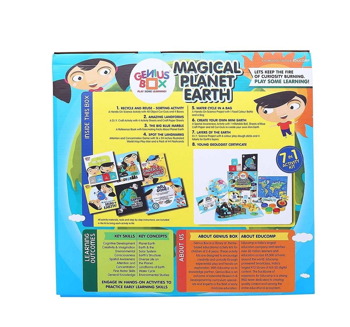 Box　Toys　Science　age　Learning　Kids　for　Educational　Kits　Magical　Shop　Earth　(Multicolour)　Planet　Genius　India　3Y+　Hamleys
