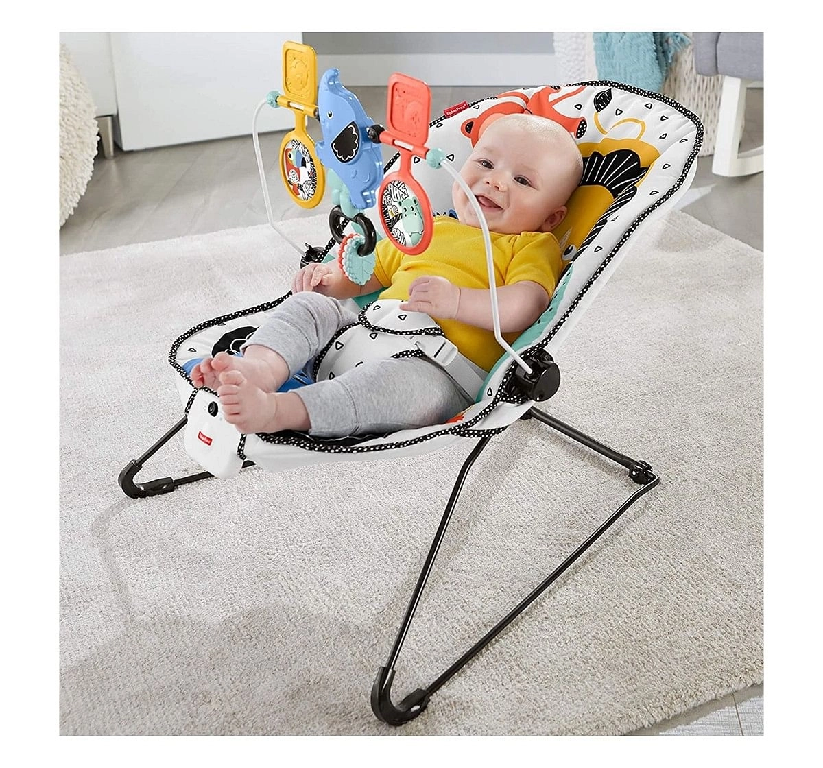 Fisher-Price Deluxe Bouncer Baby Gear for Kids age 0M+ 