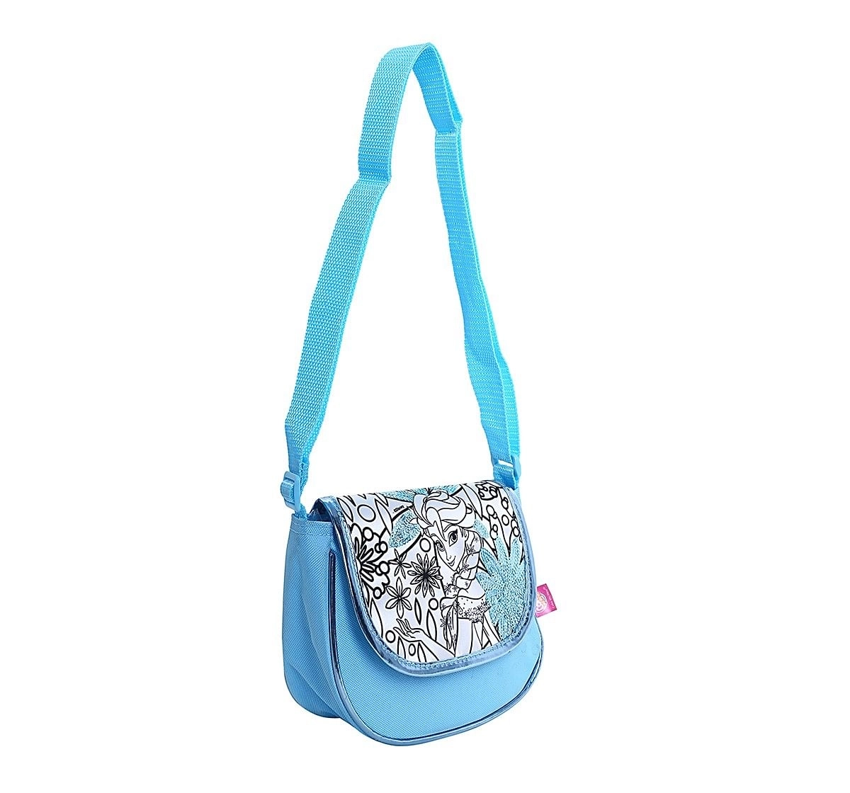 Disney Simba Color Me Mine Spring Sequin Bag - Frozen, Blue DIY Art & Craft Kits for Kids age 6Y+ 