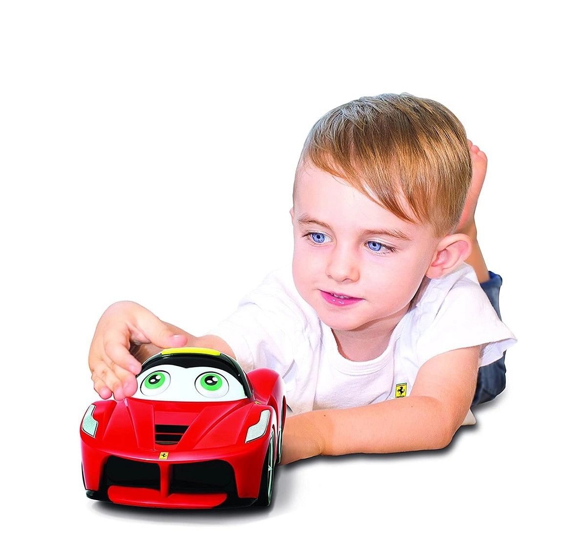 Bburago Junior Ferrari Car Toy Activity Toys for Kids age 12M+ (Red)