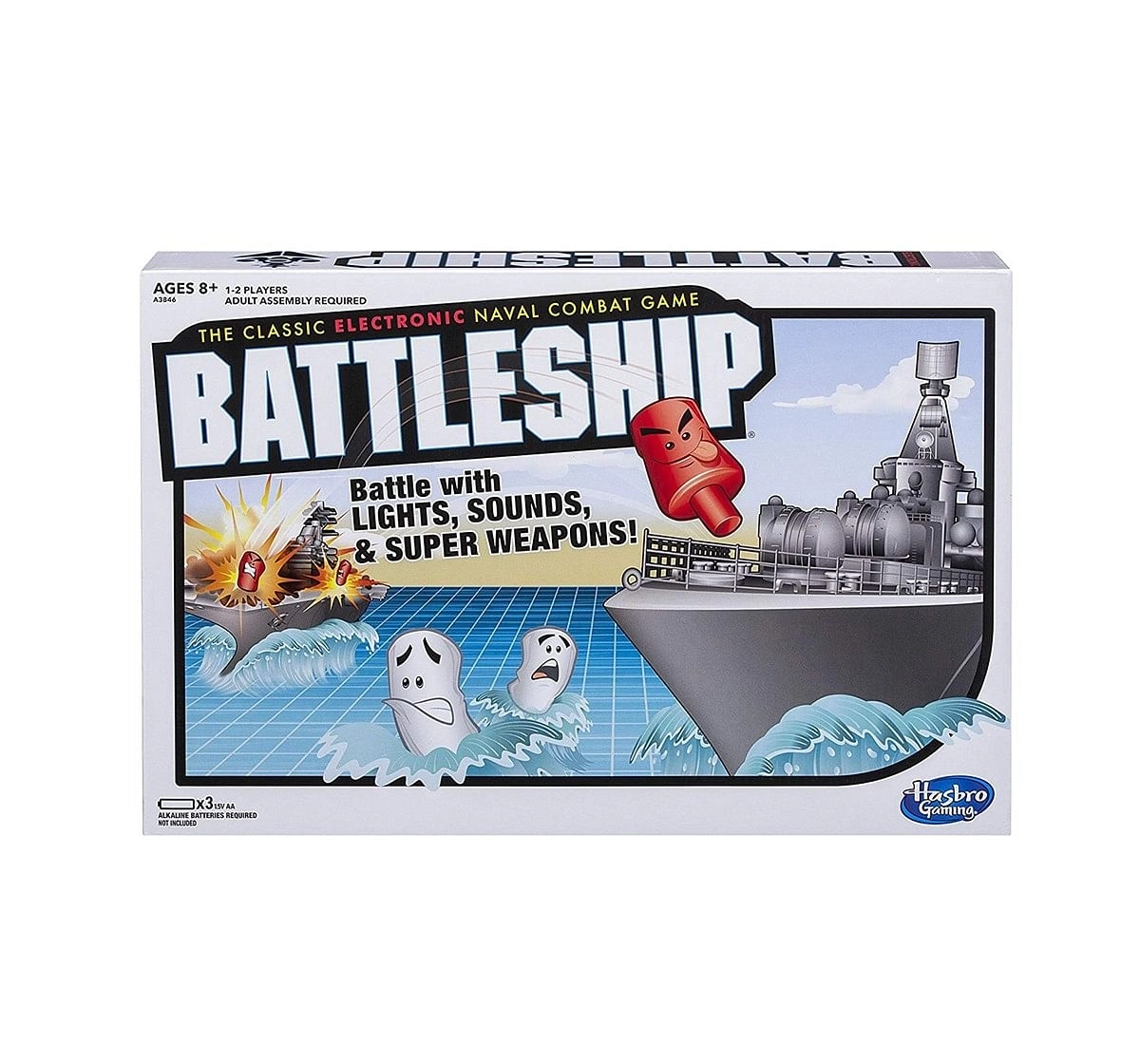 Hasbro Gaming Battleship Electronic Board Game Board Games for Kids age 6Y+ 