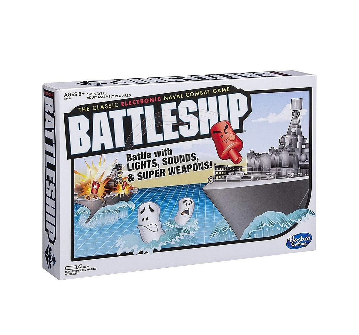 Hasbro Gaming Battleship Electronic Board Game Board Games for Kids age 6Y+ 