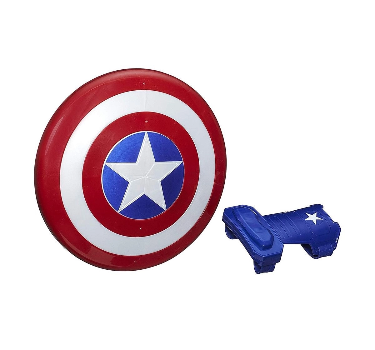 Marvel Avengers Captain America Magnetic Shield And Gauntlet, Multi Color Action Figure Play Sets for Kids age 5Y+ 