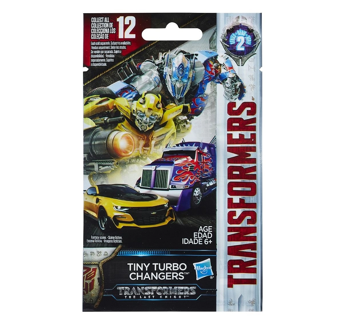 Transformers The Last Knight Tiny Turbo Changers Series 1 Blind Bag,  7Y+ (Multicolor)