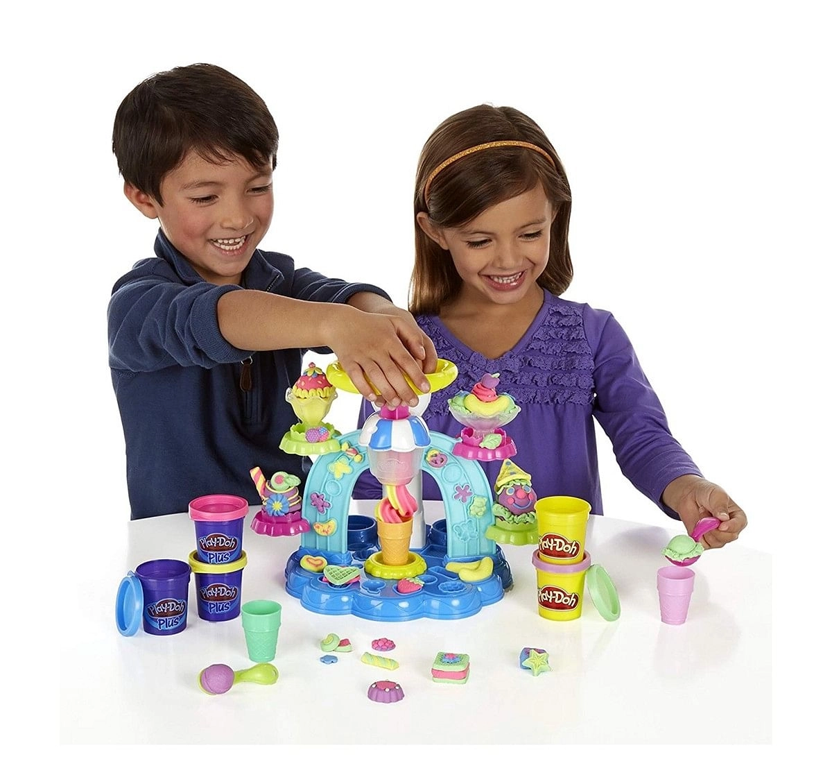 Play-Doh Sweet Shoppe Swirl 'n Scoop Ice Cream Clay & Dough for Kids age 3Y+ 