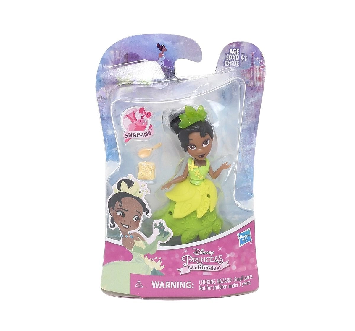 Disney Princess Little Kingdom Tiana Snap In Dolls & Accessories for age 4Y+ (Green)