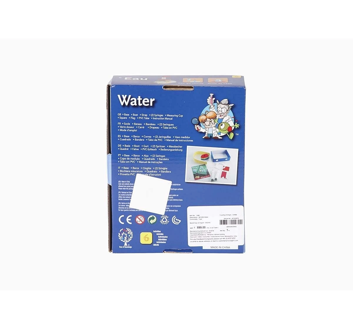 Eduscience Tree Of Knowledge Water Science Kits for Kids age 5Y+ 