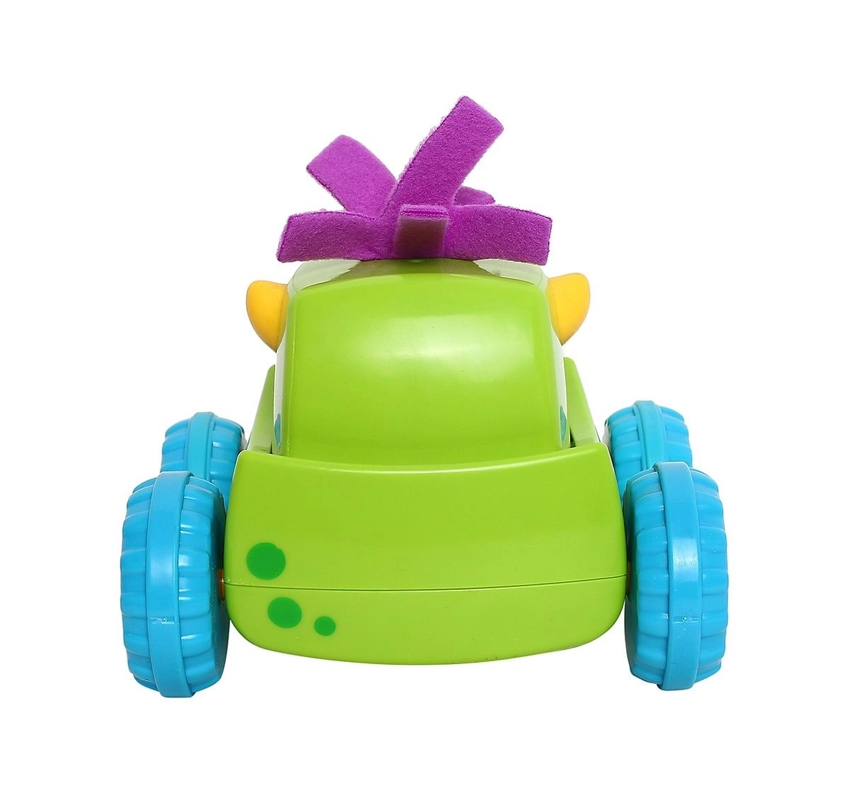 Fisher Price Press N Go Monster Truck- Green Early Learner Toys for Kids age 9M+, Assorted