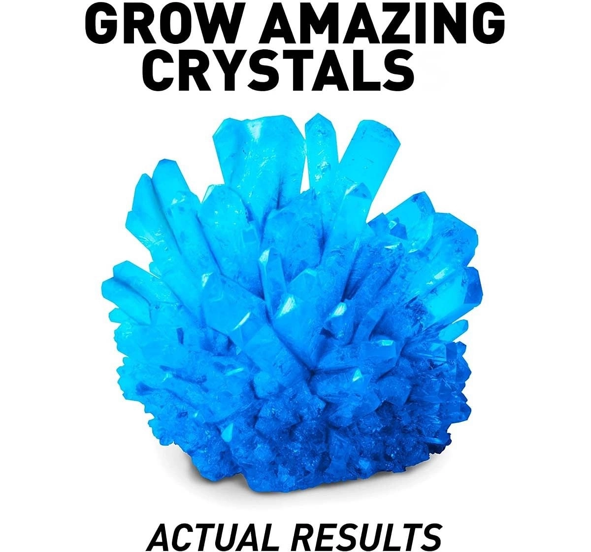 National Geographic Blue Crystal Growing Lab - Diy Crystal Creation Science Kits for Kids age 8Y+ 