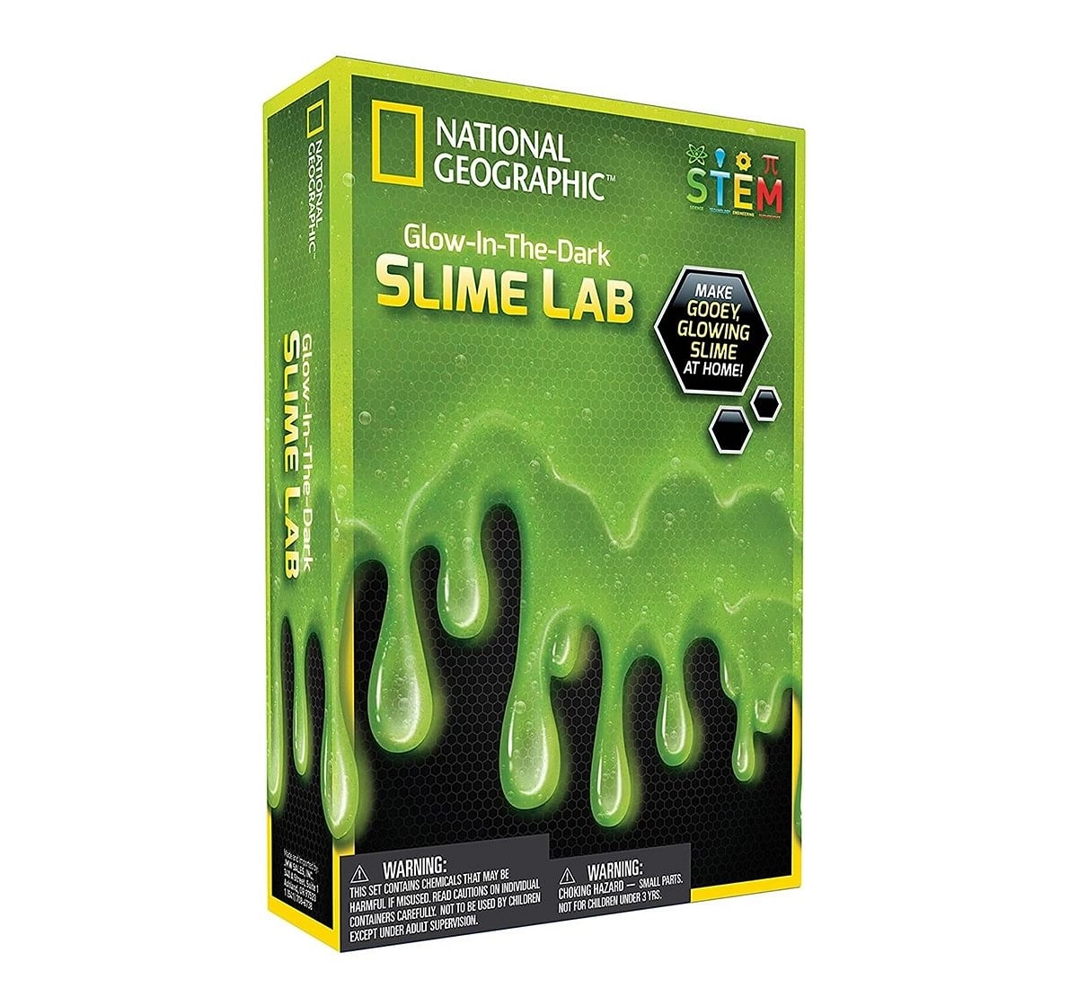 National Geographic Slime DIY Science Lab for Kids age 6Y+ (Green)