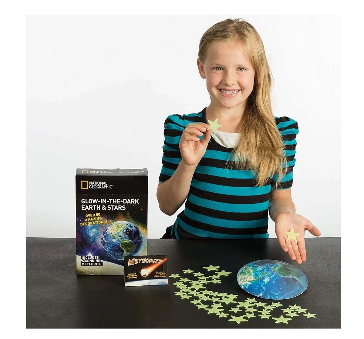 National Geographic Plastic Glow In The Dark Mars And Stars Science Kits for Kids age 6Y+ 