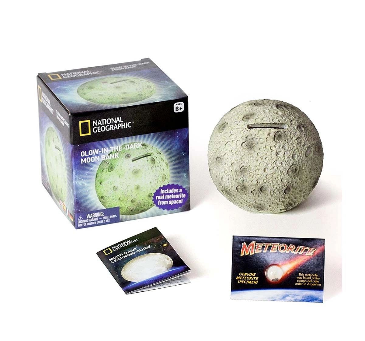 National Geographic Glowing Moon Money Bank Science Equipment for Kids age 6Y+ 