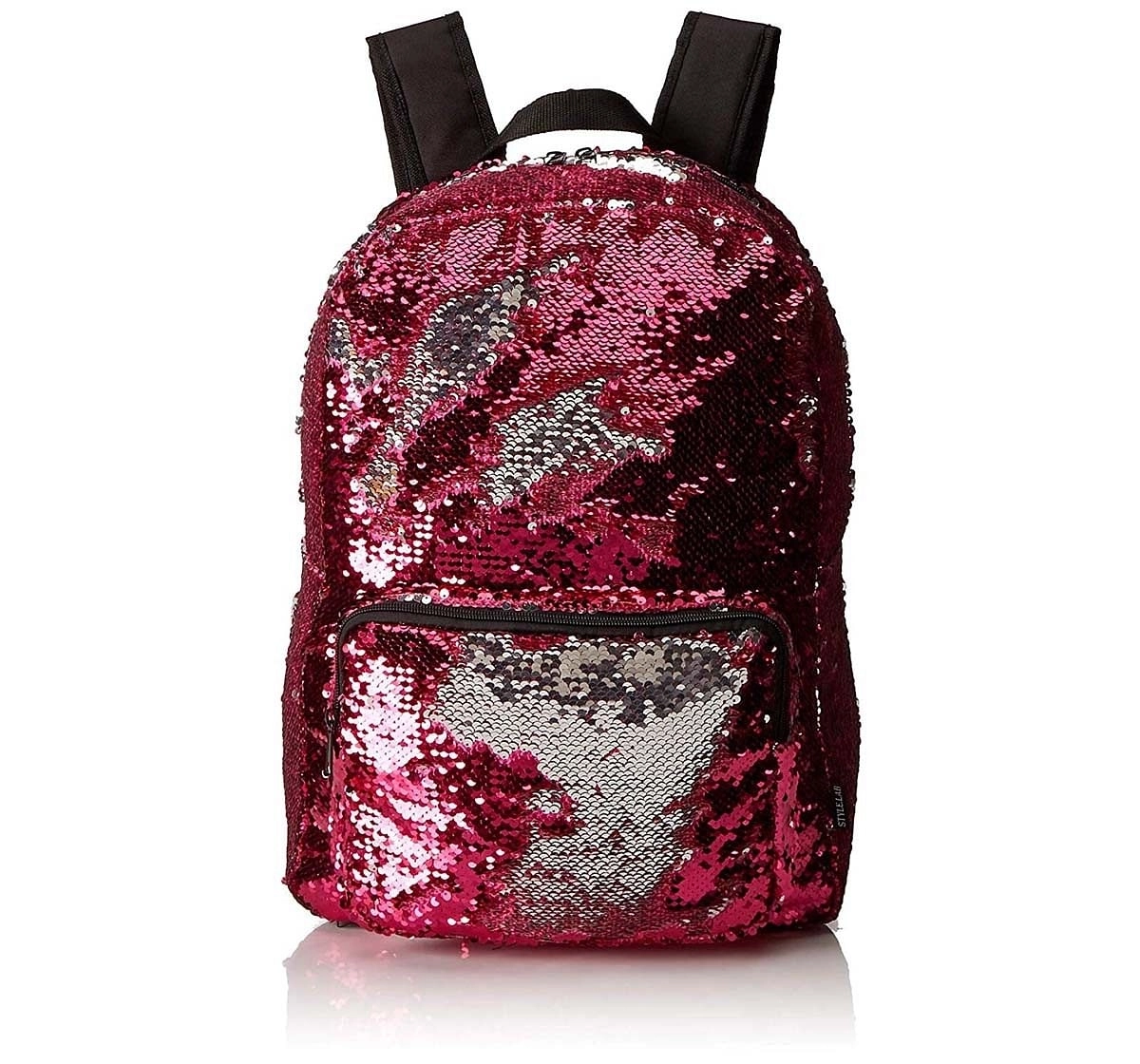 Fashion Angels Pink/Silver Magic Sequin Backpack Plush Accessories for Kids age 3Y+ 45.7 Cm 