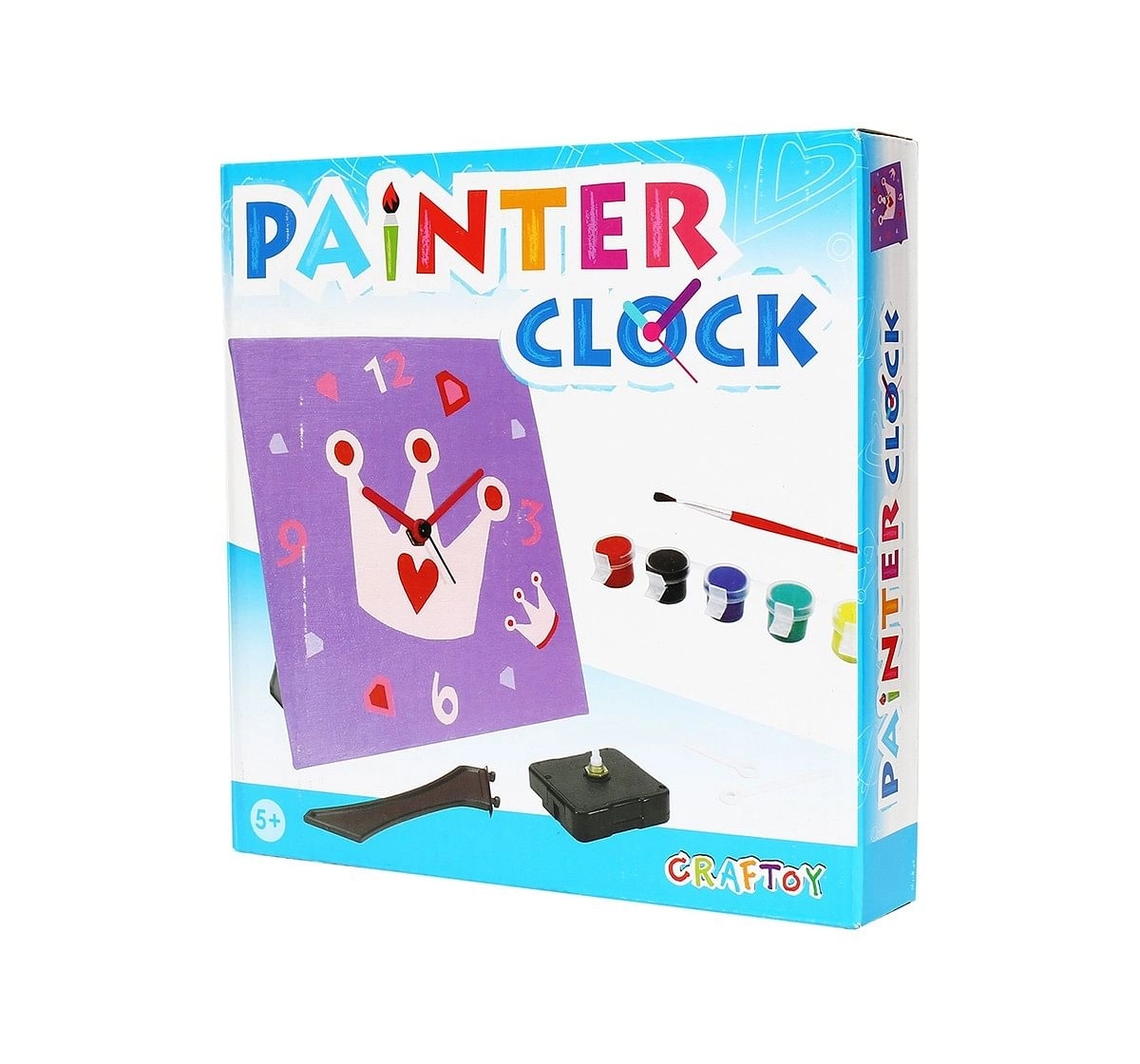 Redshift Painter Clock DIY Art & Craft Kit for Kids age 5Y+ 