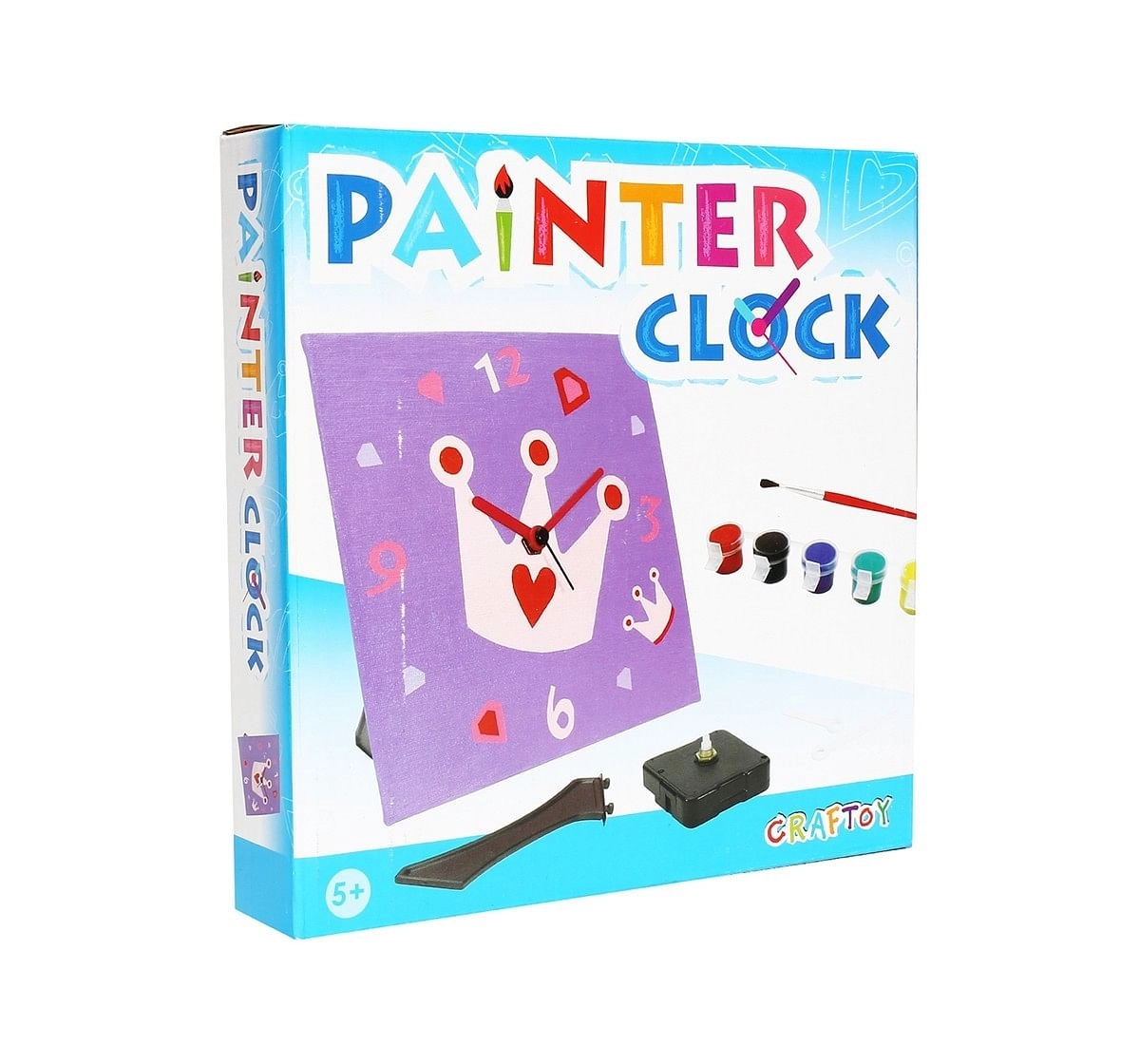 Redshift Painter Clock DIY Art & Craft Kit for Kids age 5Y+ 