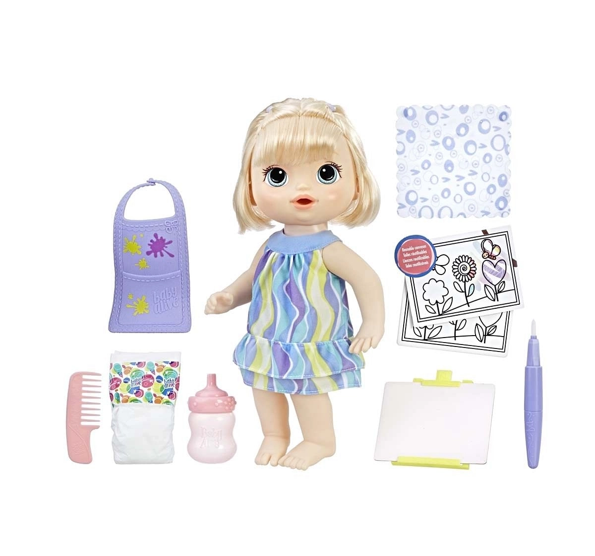 Baby Alive Finger Paint Baby Dolls & Accessories for Age 3Y+