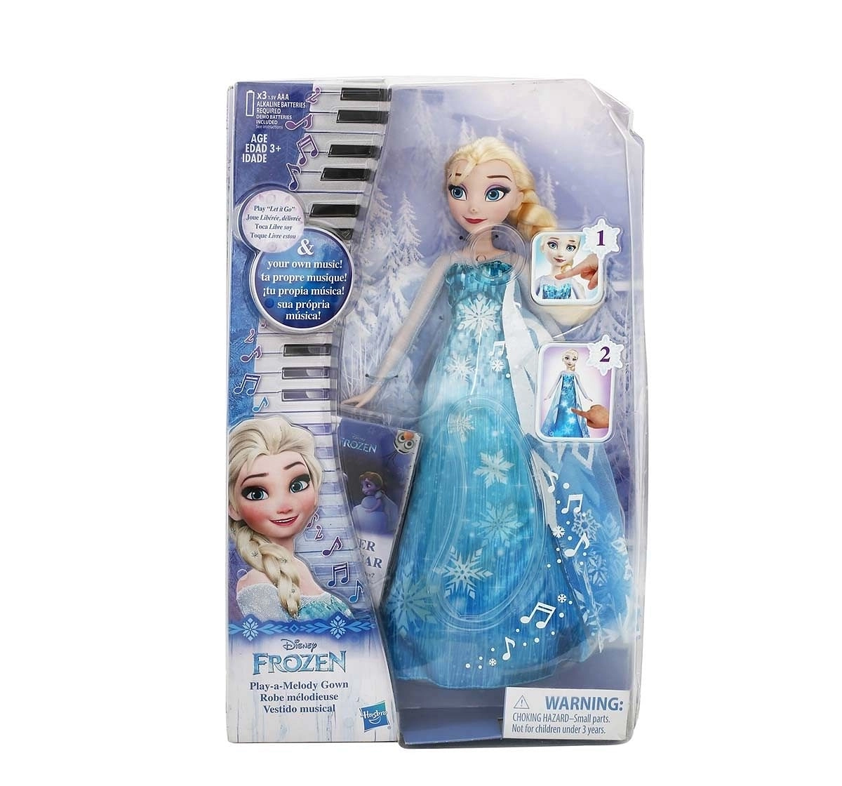 Disney Frozen Play-A-Melody Gown Dolls & Accessories for age 3Y+ 