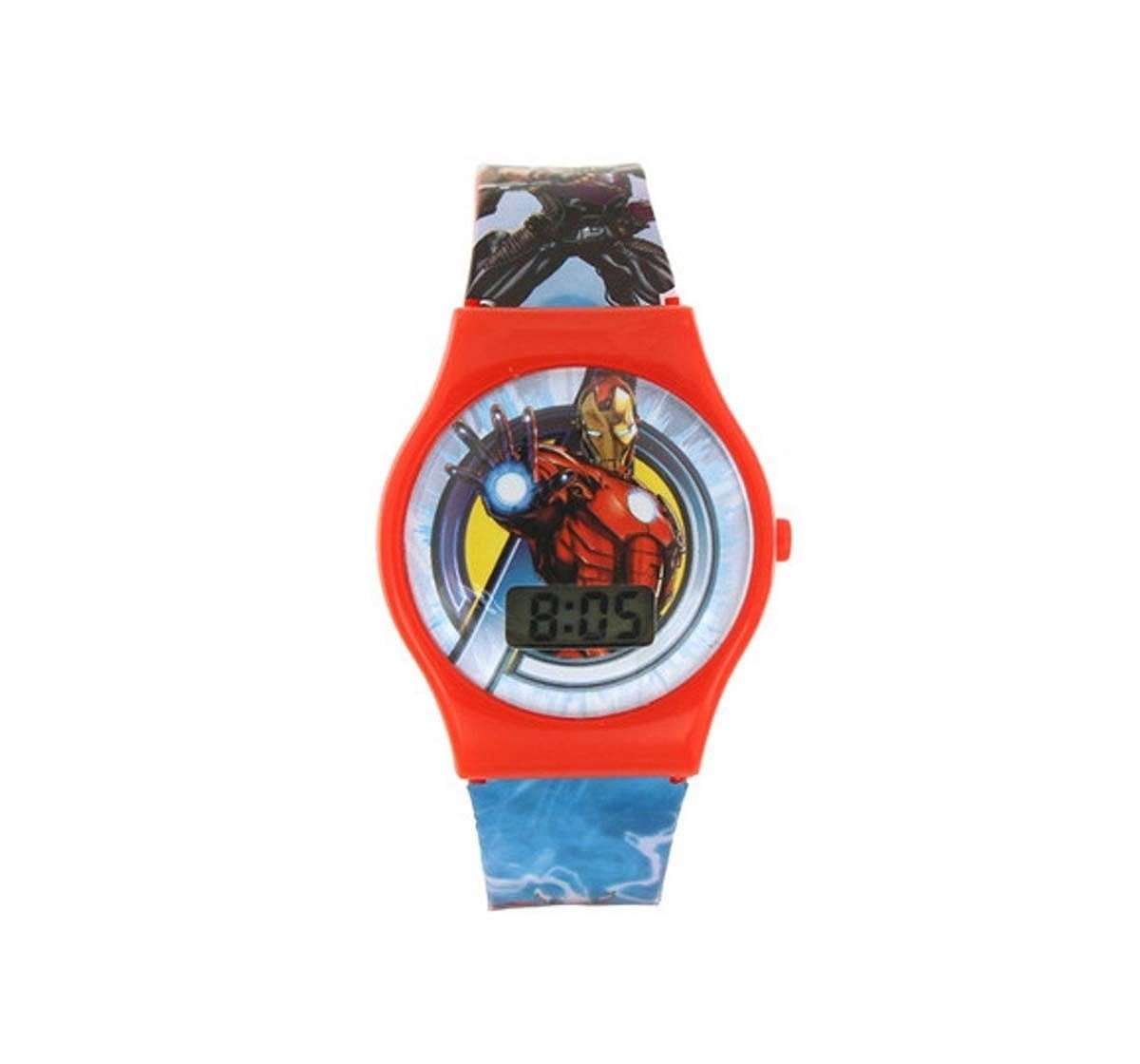 Avengers Marvel Digital Wrist Watch - Red Novelty for Kids age 5Y+