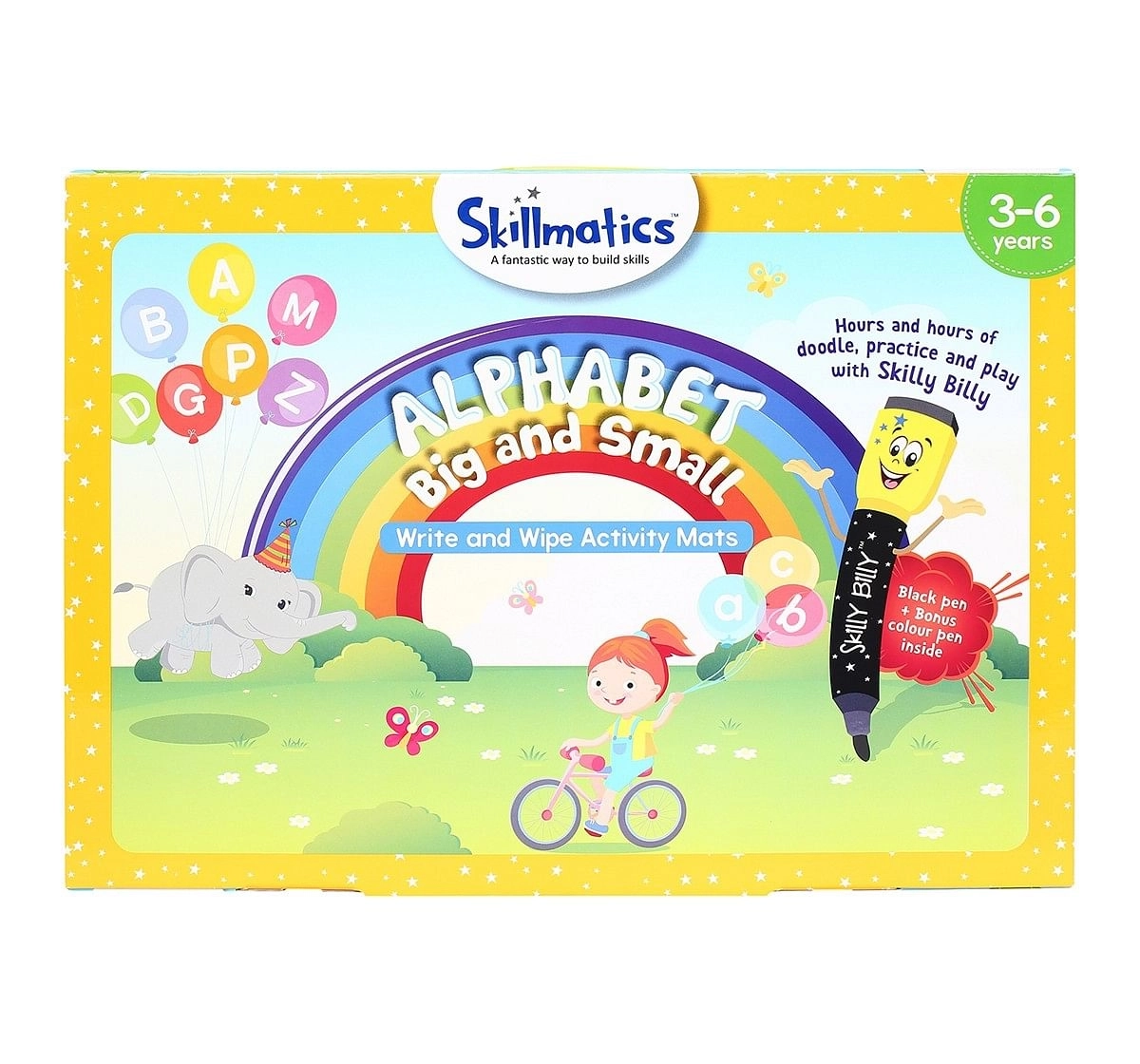 Skillmatics Educational Game: Alphabet Big And Small, 3-6 Years