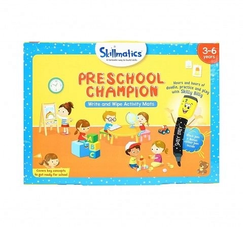 Skillmatics Educational Game: Preschool Champion, 3-6 Years, Multi Color Games for Kids age 3Y+ 