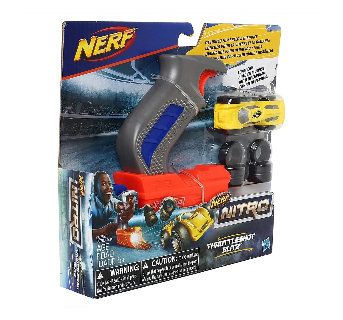 Nerf Nitro Throttle Shot Blitz Tracksets & Train Sets for Kids age 3Y+ 